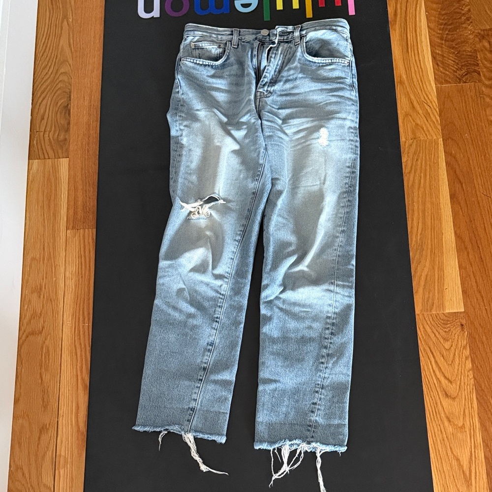 Toteme Light Blue High Rise Women Jeans